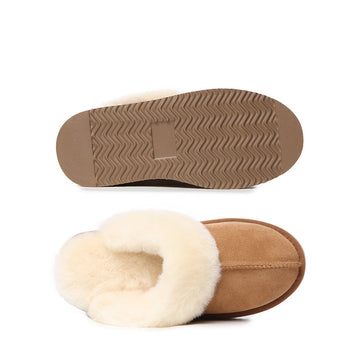 Platinum Platform Scuff Uggs