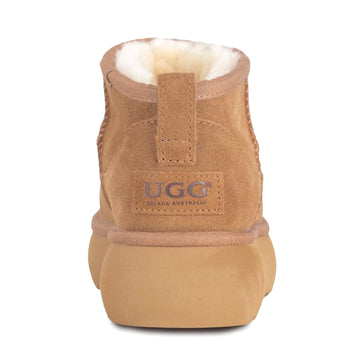 Platform Logo Mini Ugg Boots