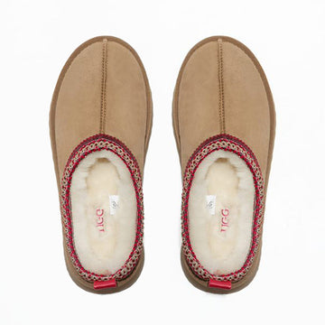 Premium Tassie Platform Ugg Slippers, for women in Chestnut view 6