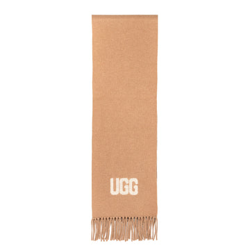 Cashmere Aus Wool Scarf Uggs, for women and men in Camel view 10