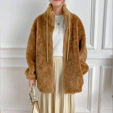 Camille Sheepskin Teddy Jacket 