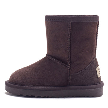 Premium Kids Classic Ugg Boots in Chocolate view 8