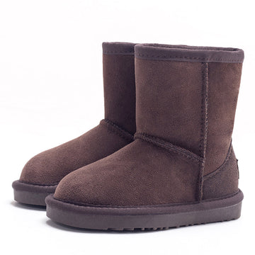 Premium Kids Classic Ugg Boots in Chocolate view 9