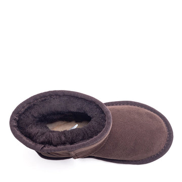 Premium Kids Classic Ugg Boots in Chocolate view 10
