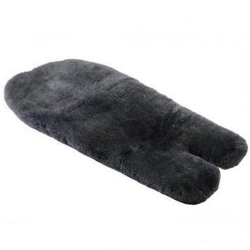 Premium Traveler Lambskin Stroller Liner, for kids in Charcoal view 4