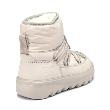 Kids Snow Water-resistant Uggs, rain boots in Dove view 2