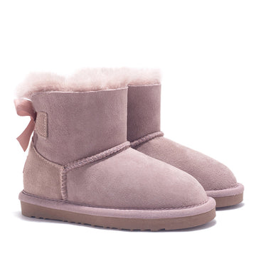 Kids Mini Bow Ugg Boots