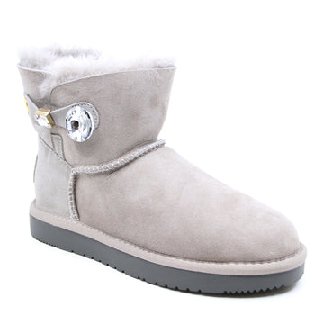 Mini Crystal Button Uggs