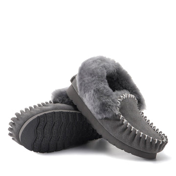 Premium Moccasin Uggs, for women and men in Grey view 19