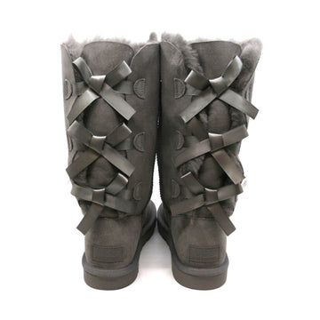Premium Tall Back Bow Uggs, women's boots in Grey view 9
