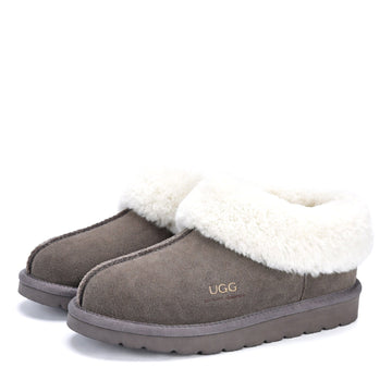 Premium Traditional Ugg Slippers, for women and men in Grey view 4