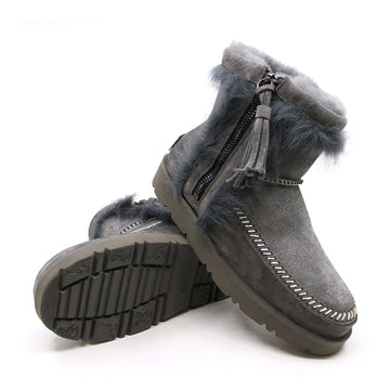 Side Fur Ugg Boots