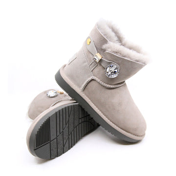 Mini Crystal Button Uggs