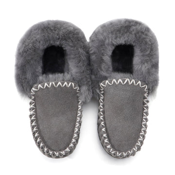 Premium Moccasin Uggs, for women and men in Grey view 20