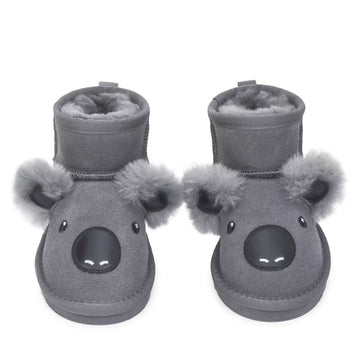 Kids Koala Ugg Boots in Grey view 10
