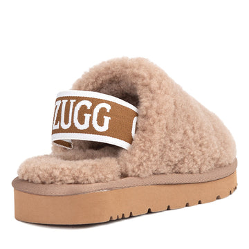 UGG Kids Strap Fluffy Scuff