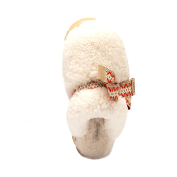 Fluffy Bow Platform Uggs