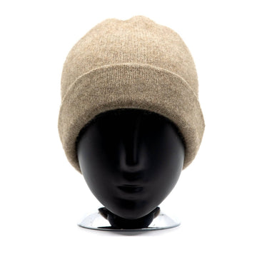 Premium Possum and Merino Wool-Plain Beanie, for women and men in Mocha view 5