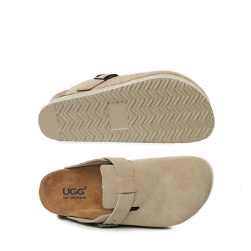 Leather Ziah Platform Ugg Slippers