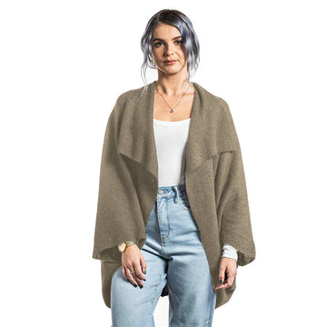 Premium Possum and Merino Wool - Moss Stitch Shrug