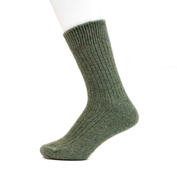 Premium Possum and Merino Wool Ribbed Socks