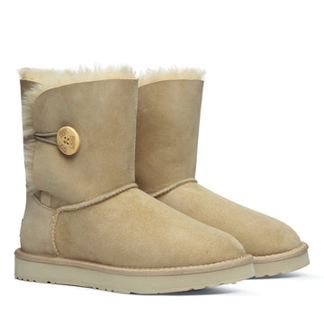 Classic Mid Button Uggs, women's boots in Mustard Seed view 19