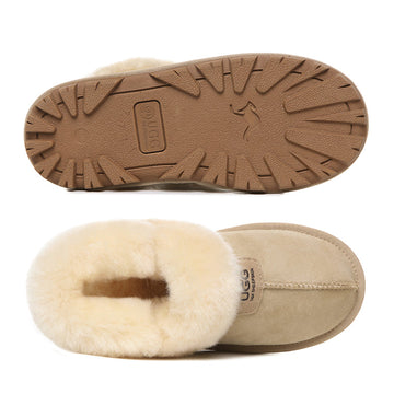 Fluffy Strap Ladies Scuff Uggs