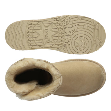 Classic Mid Button Uggs, women's boots in Mustard Seed view 20