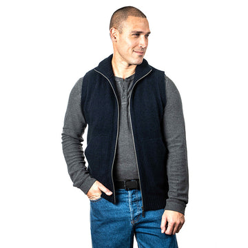 Premium Possum and Merino Wool - Zip Vest