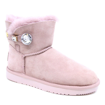 Mini Crystal Button Uggs