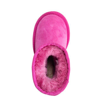 Premium Kids Classic Ugg Boots in Rose Pink view 15