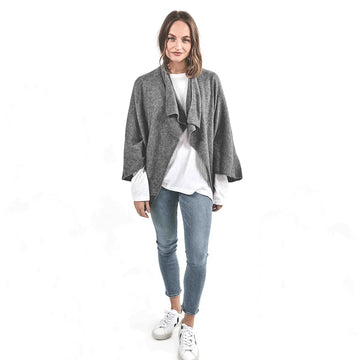 Premium Possum and Merino WoolMoss Stitch Shrug 