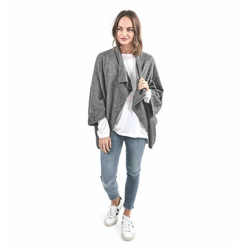 Premium Possum and Merino WoolMoss Stitch Shrug 