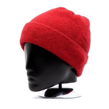 Premium Possum and Merino Wool-Plain Beanie, for women and men in Rata view 2