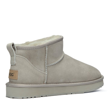 Classic Ultra Mini Uggs, women's and men's boots in Roland Grey view 18