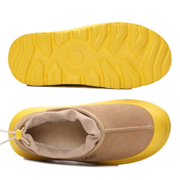 Adjustable Platform Ugg Slippers, for women in Sand view 20