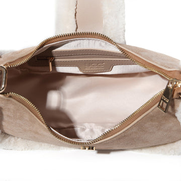 Aira Hand Bag Uggs women's sheepskin hand bag in Sand view 10
