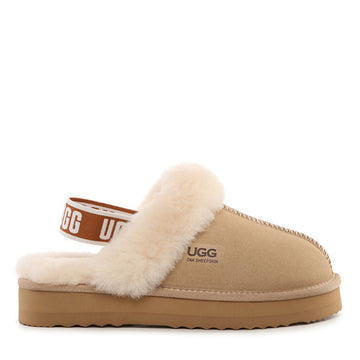Platinum Slingback Scuff Uggs