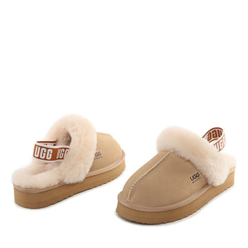 Platinum Slingback Scuff Uggs
