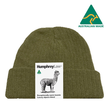 Premium Alpaca Beanies, for women and men in Sage view 3