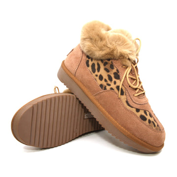 Lace up Fluffy Uggs