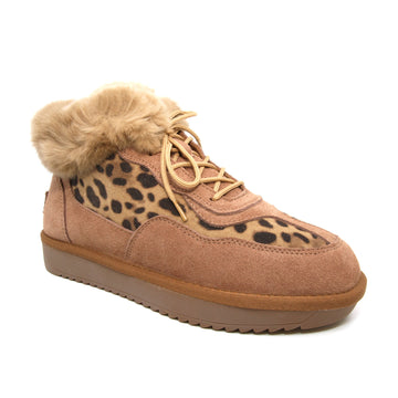 Lace up Fluffy Uggs