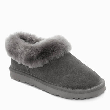 UGG Alberich Fluffy Collar Slippers 