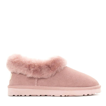 UGG Alberich Fluffy Collar Slippers 