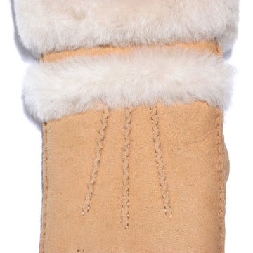UGG Double Cuff Sheepskin Gloves 