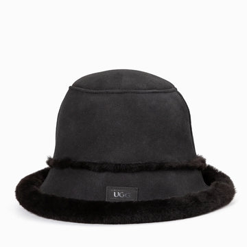 UGG Double Face Sheepskin Bucket Hat warm winter bucket hat view 4