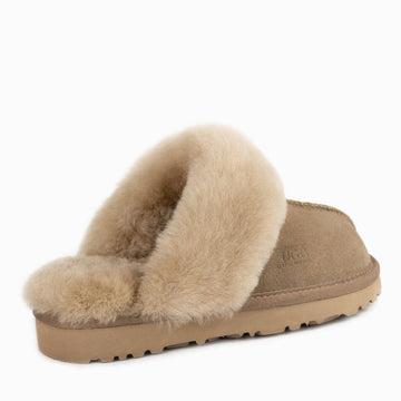 UGG Joan Unisex Scuffette Suede sheepskin scuff slippers view 14