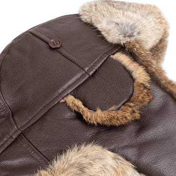 UGG Kiddie Aviator Leather Hat 