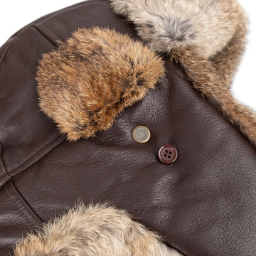 UGG Kiddie Aviator Leather Hat 