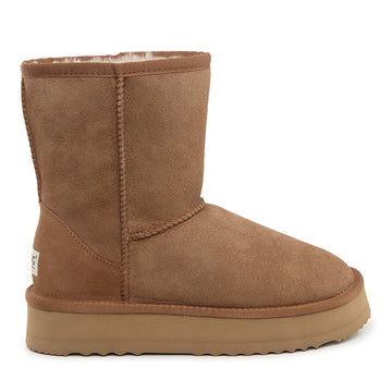 Platinum Short Platform Ugg Boots